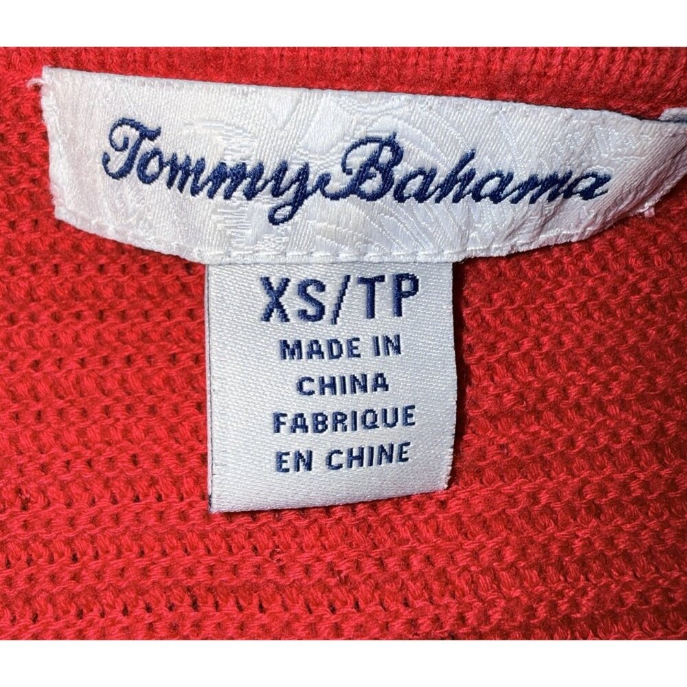 Tommy Bahama Bonita Sequin Ottoman V-Neck Women's Sweater XS Retails $128 - Picture 4 of 4